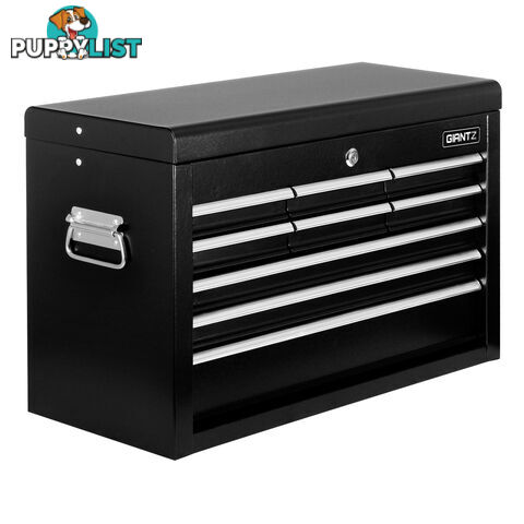 9 Drawers Tool Box Chest Black