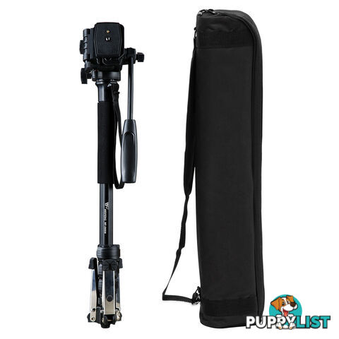 DSLR Camera Monopod Unipod Tripod Holder Digital Camera Vedio 146CM Black