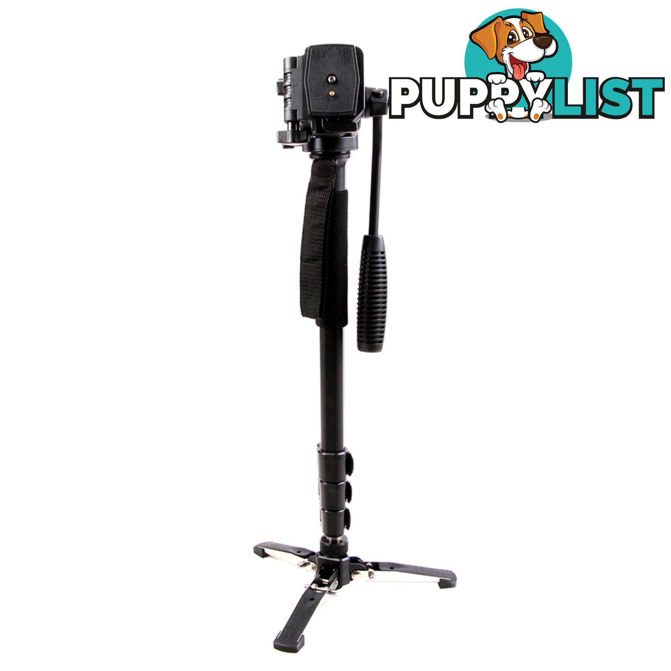 DSLR Camera Monopod Unipod Tripod Holder Digital Camera Vedio 146CM Black