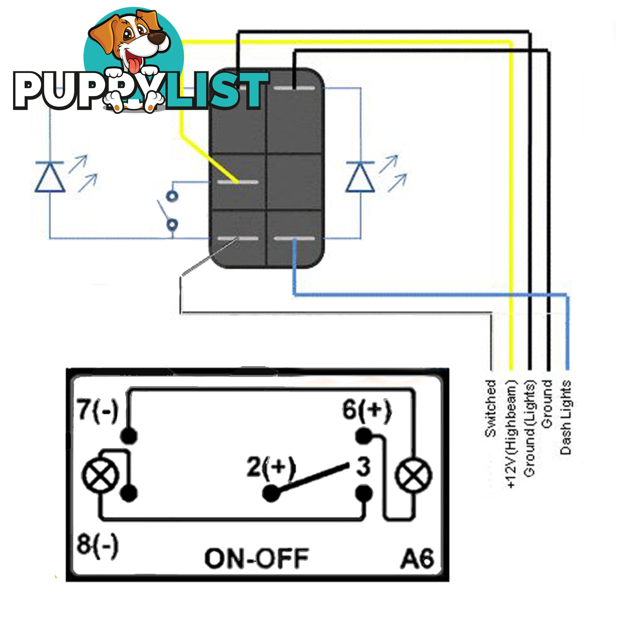 LED LIGHT BAR CARLING ROCKER SWITCH LASER ETCHED WORK LIGHT BAR 4WD UTE 12V 24V