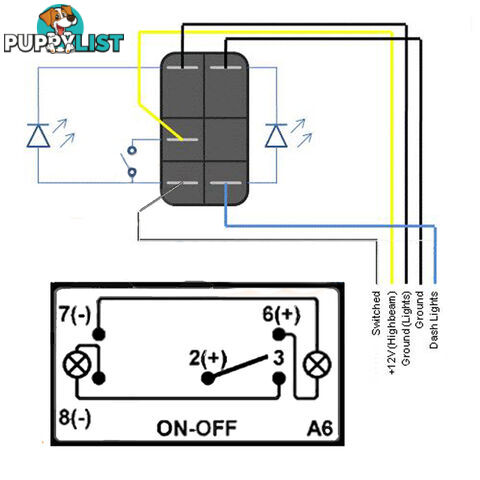 LED LIGHT BAR CARLING ROCKER SWITCH LASER ETCHED WORK LIGHT BAR 4WD UTE 12V 24V