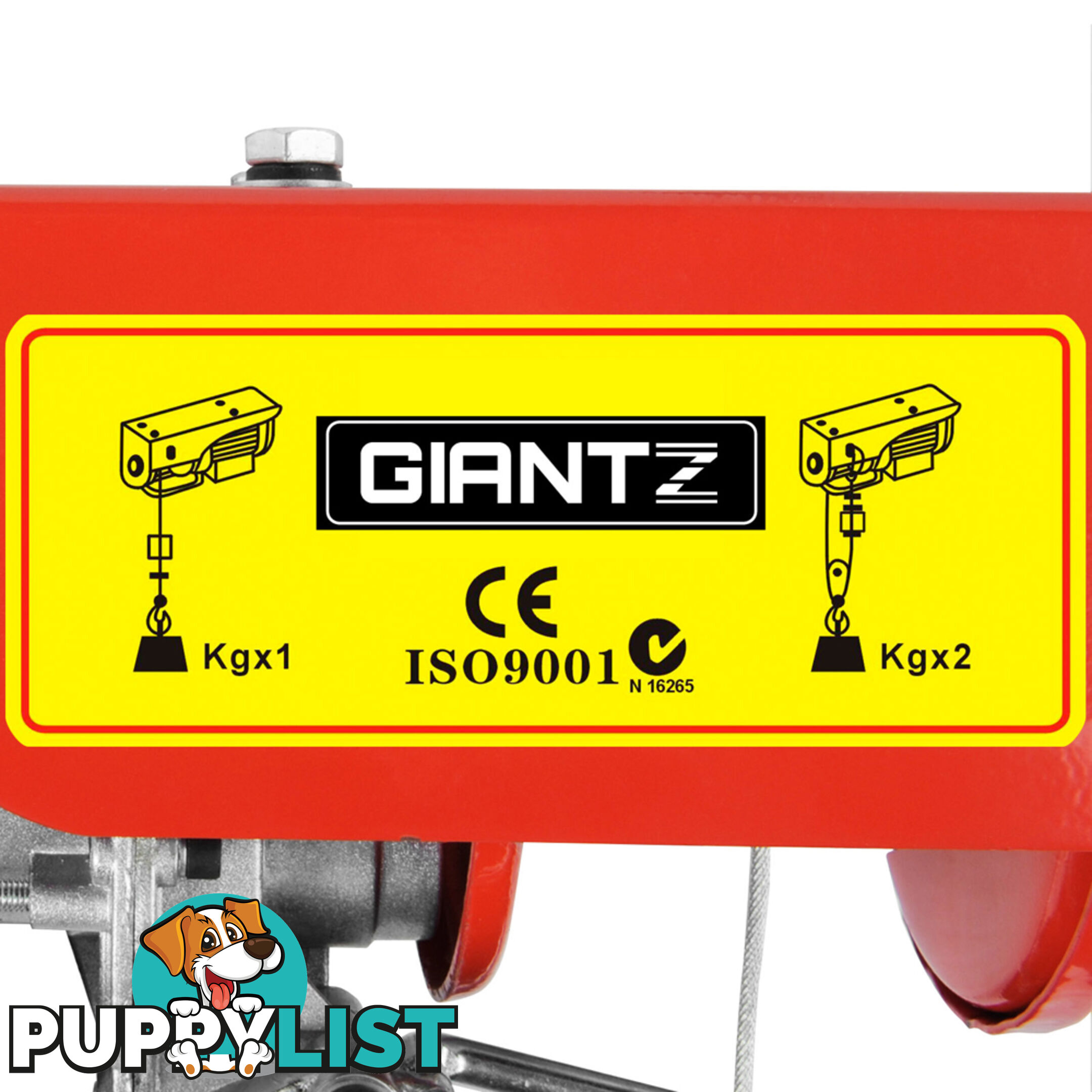 510W Electric Hoist Winch 125/250kg Professional Lift Power Tool 15m Rope