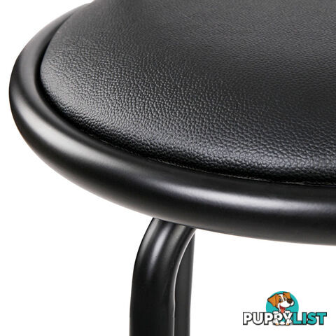 Set of 2 360ÁSwivel Bar Stool - Black