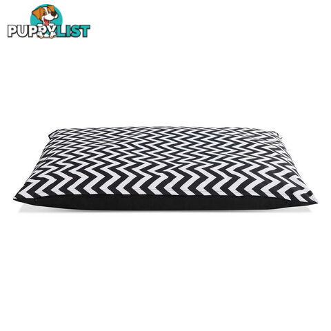 Washable Wavy Stripe Heavy Duty Pet Bed - XXLarge