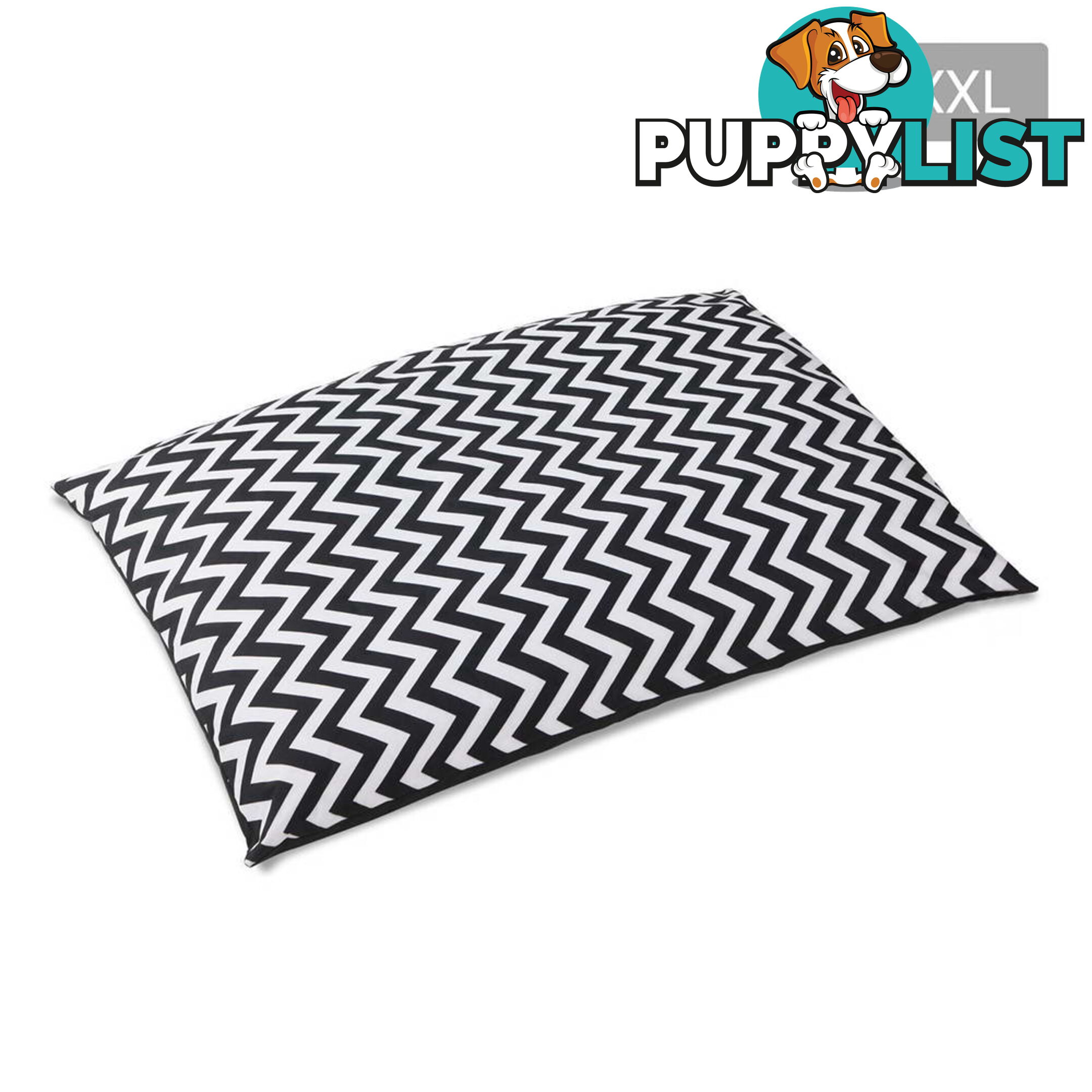 Washable Wavy Stripe Heavy Duty Pet Bed - XXLarge