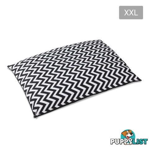 Washable Wavy Stripe Heavy Duty Pet Bed - XXLarge