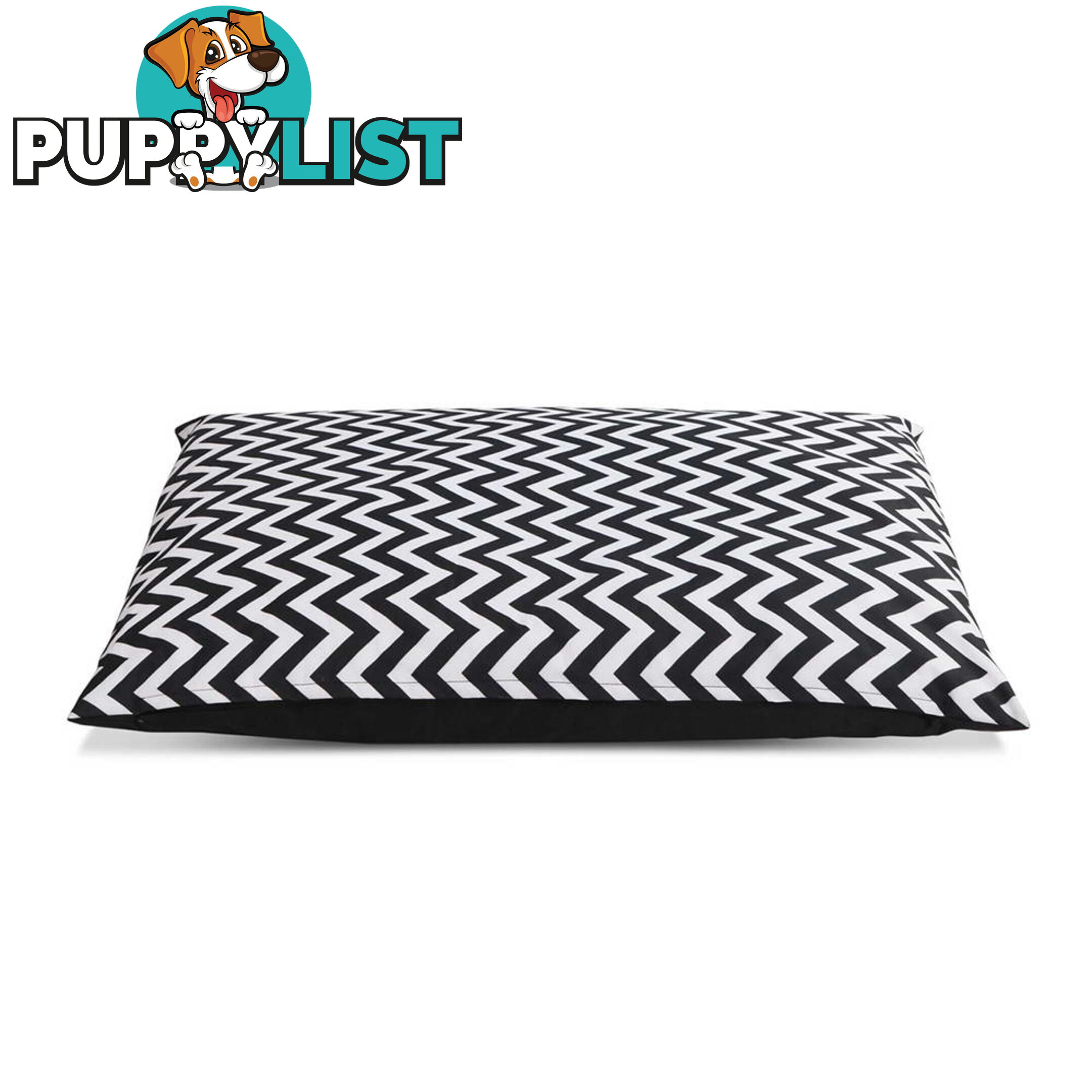 Washable Wavy Stripe Heavy Duty Pet Bed - XXLarge