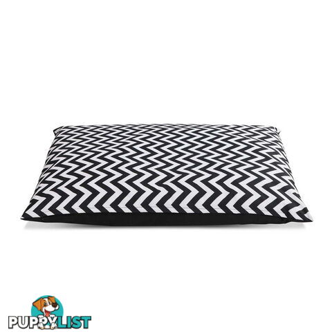 Washable Wavy Stripe Heavy Duty Pet Bed - XXLarge