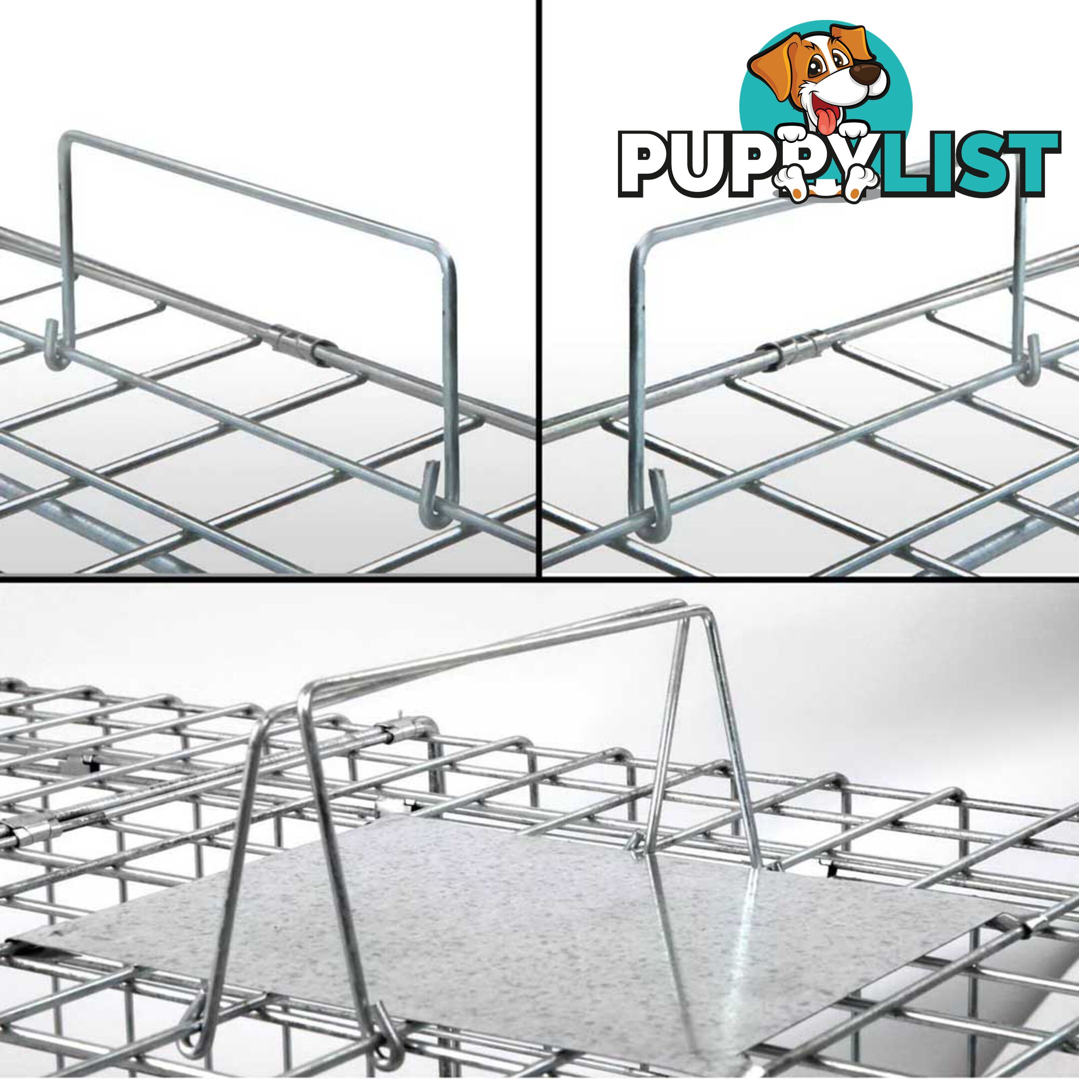 XXLarge Humane Animal Trap Cage Cat Possum Rabbit Fox Koala Hare Catch 150x50cm