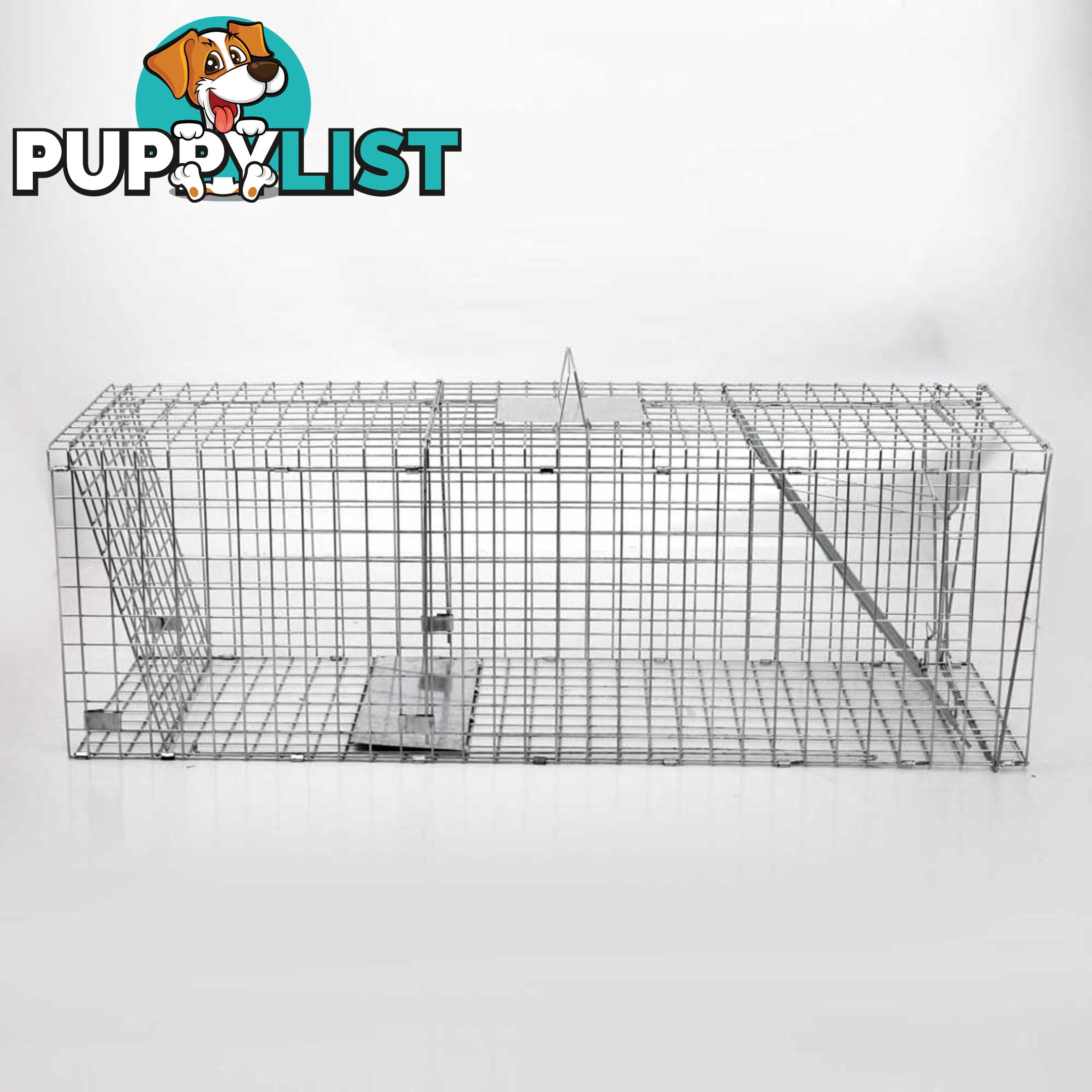 XXLarge Humane Animal Trap Cage Cat Possum Rabbit Fox Koala Hare Catch 150x50cm