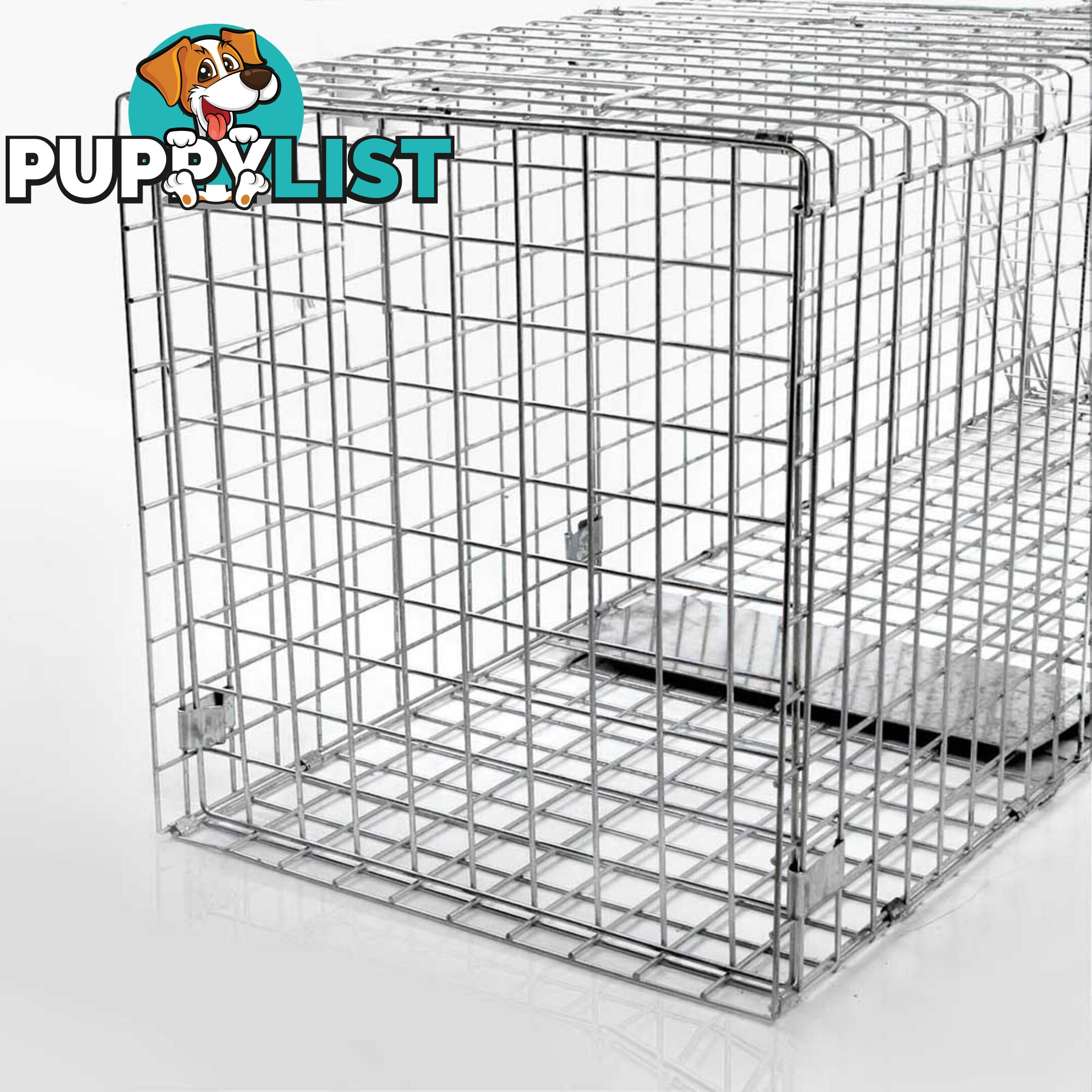 XXLarge Humane Animal Trap Cage Cat Possum Rabbit Fox Koala Hare Catch 150x50cm