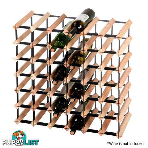 42 Bottles Timber Wine Rack Wooden Shelf Cellar Storage Vintry Stand Cabinet