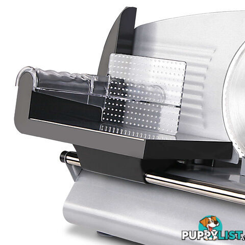 150W Electric Meat Slicer Ham Deli Cheese Bread Stainless Steel Blade Silver