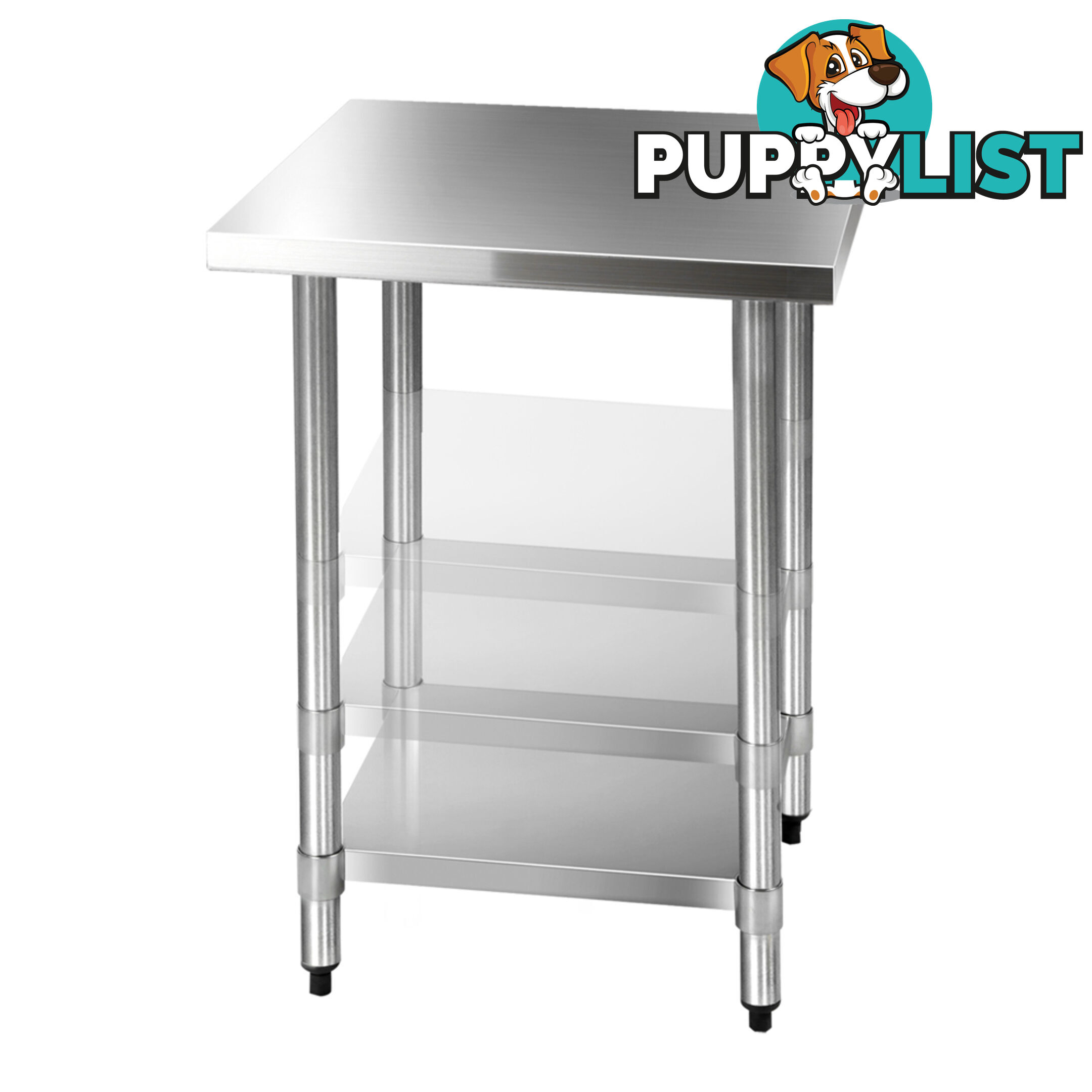 Commercial Stainless Steel Kitchen Work Bench Food Preparation Table Top 610mm