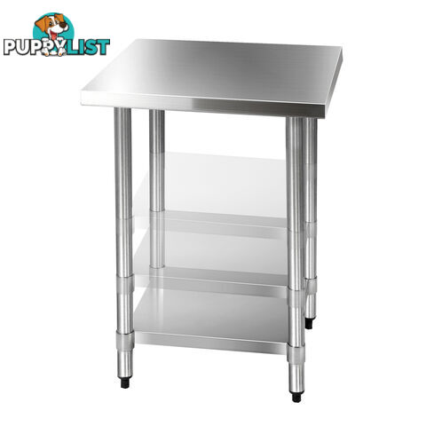 Commercial Stainless Steel Kitchen Work Bench Food Preparation Table Top 610mm