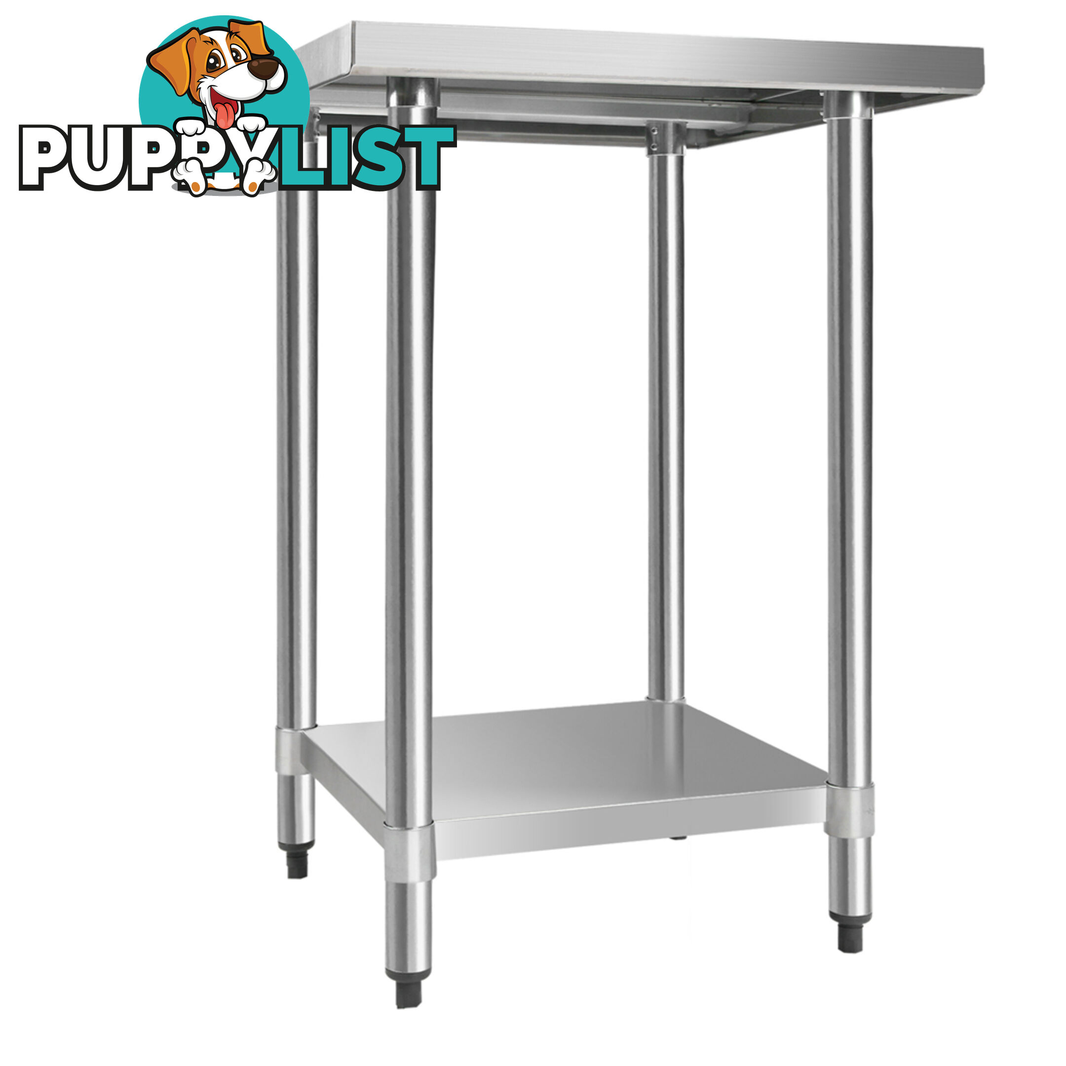 Commercial Stainless Steel Kitchen Work Bench Food Preparation Table Top 610mm