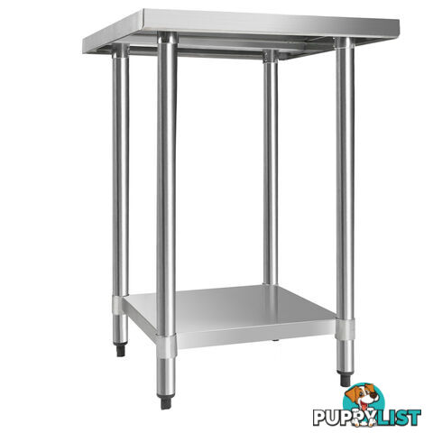 Commercial Stainless Steel Kitchen Work Bench Food Preparation Table Top 610mm