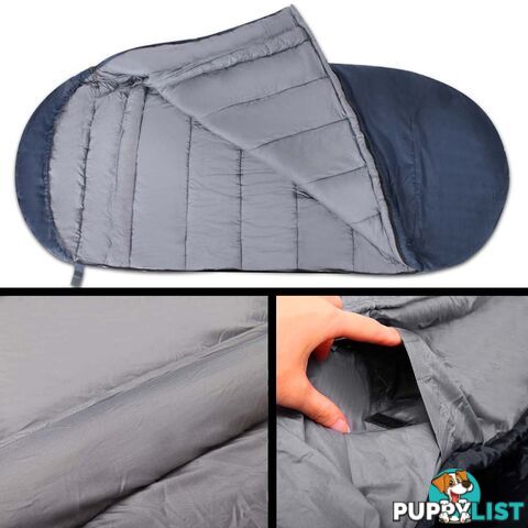 Wesshiorn Pebble-shaped Extra Large Sleeping Bag Navy