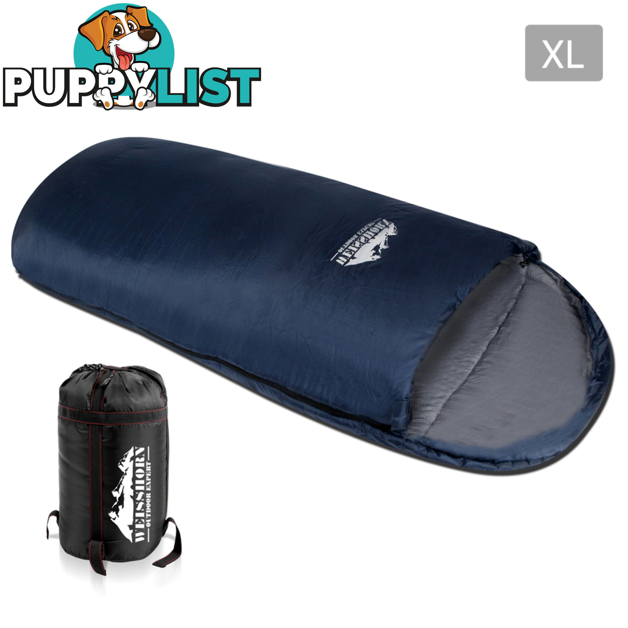 Wesshiorn Pebble-shaped Extra Large Sleeping Bag Navy