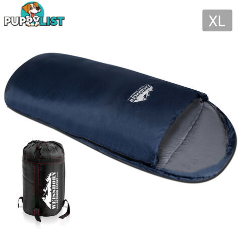 Wesshiorn Pebble-shaped Extra Large Sleeping Bag Navy