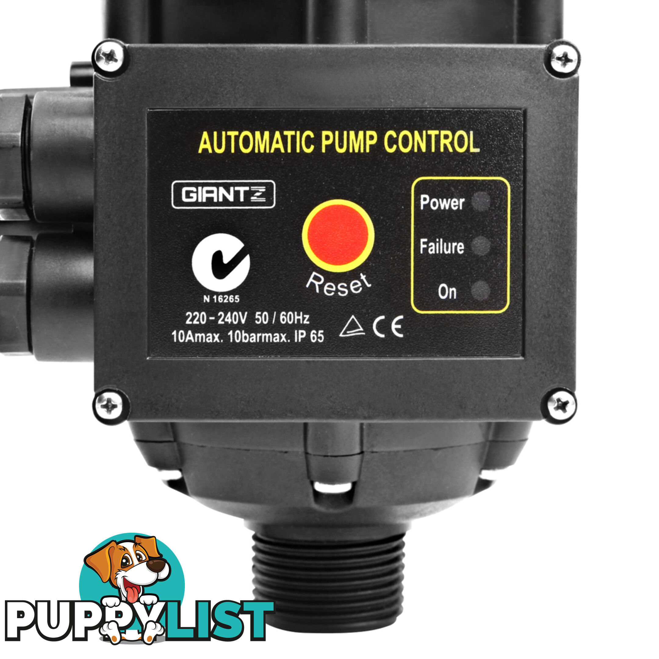 Adjustable Pressure Switch Water Pump Controller Black