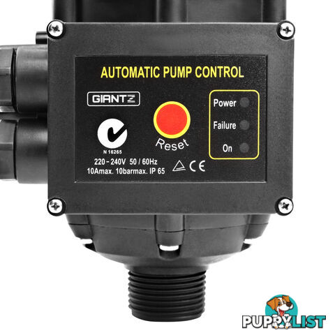 Adjustable Pressure Switch Water Pump Controller Black