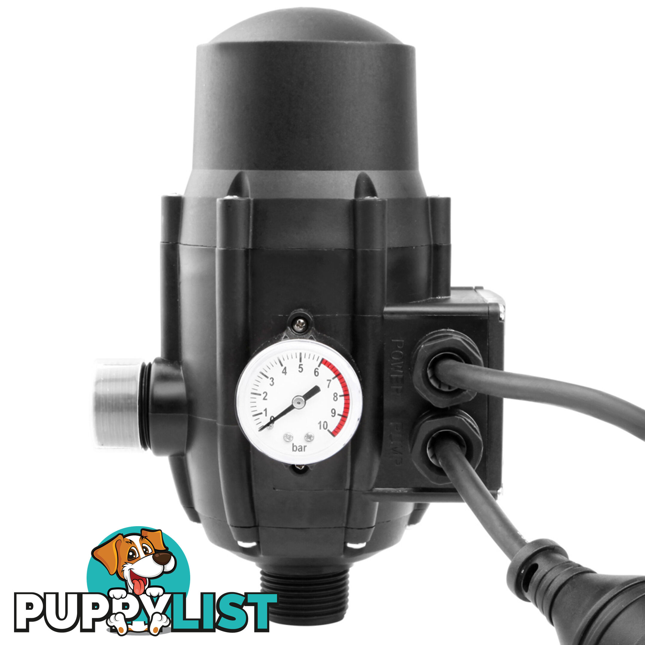 Adjustable Pressure Switch Water Pump Controller Black