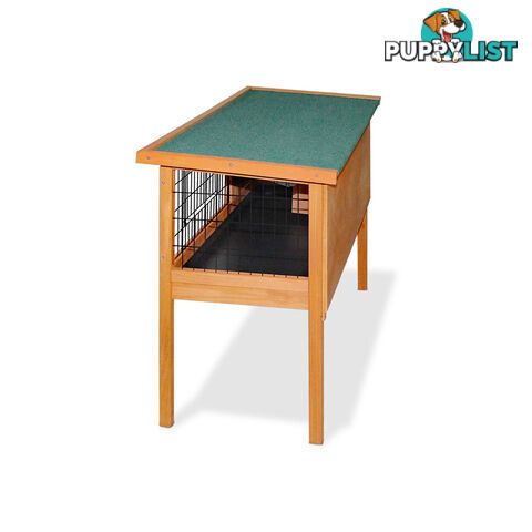 Rabbit Hutch with Hinged Lid