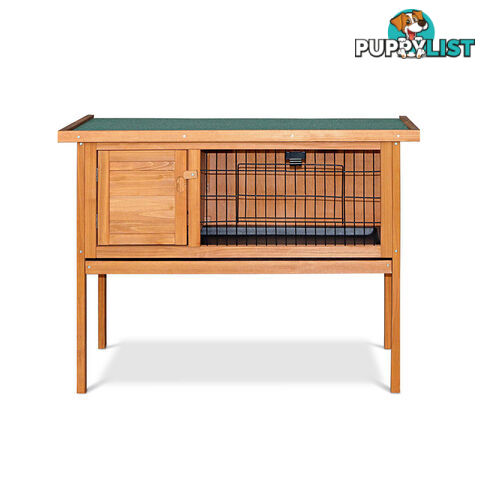 Rabbit Hutch with Hinged Lid