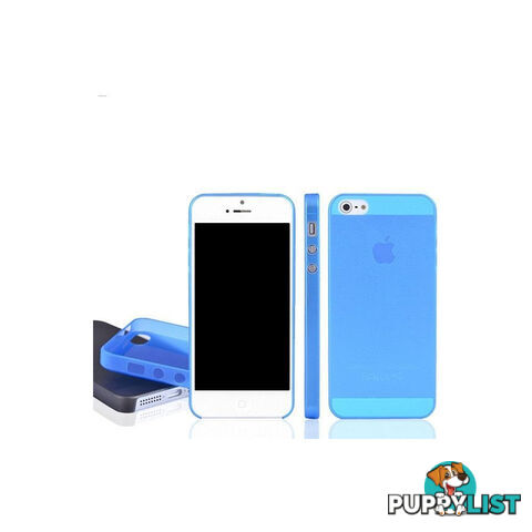 Slim Frosted Clear Soft Case Cover Accessories Blue For iPhone 6 Plus 5.5 inch