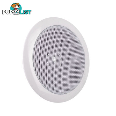 2 x 6&#34; 80W Wall Ceiling Speakers Indoor Outdoor Home Theatre Audio Stereo System