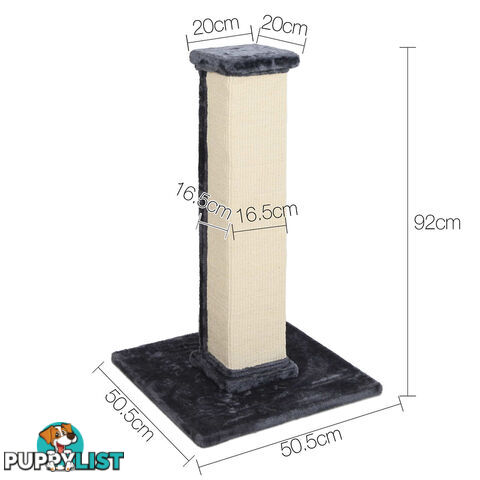 Non-toxic Sisal Cat Scratching Post - 92cm