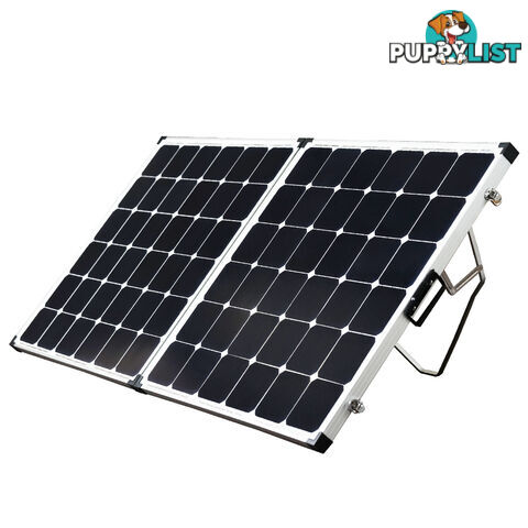 12V 250W Folding Solar Panel Kit Caravan Boat Camping Power Mono Charging Home