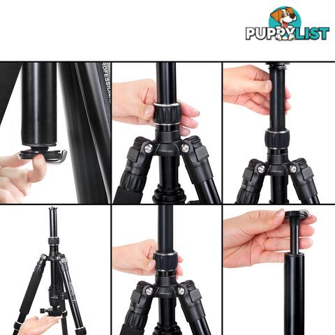 2 IN 1 Professional DSLR Tripod Sony Nikon Canon Digital Camera Monopod 152cm