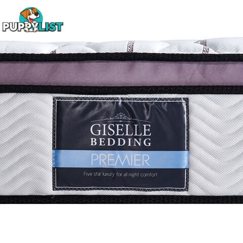 Cool Gel Memory Foam Mattress Euro Top Air Mesh Bed Pocket Spring King