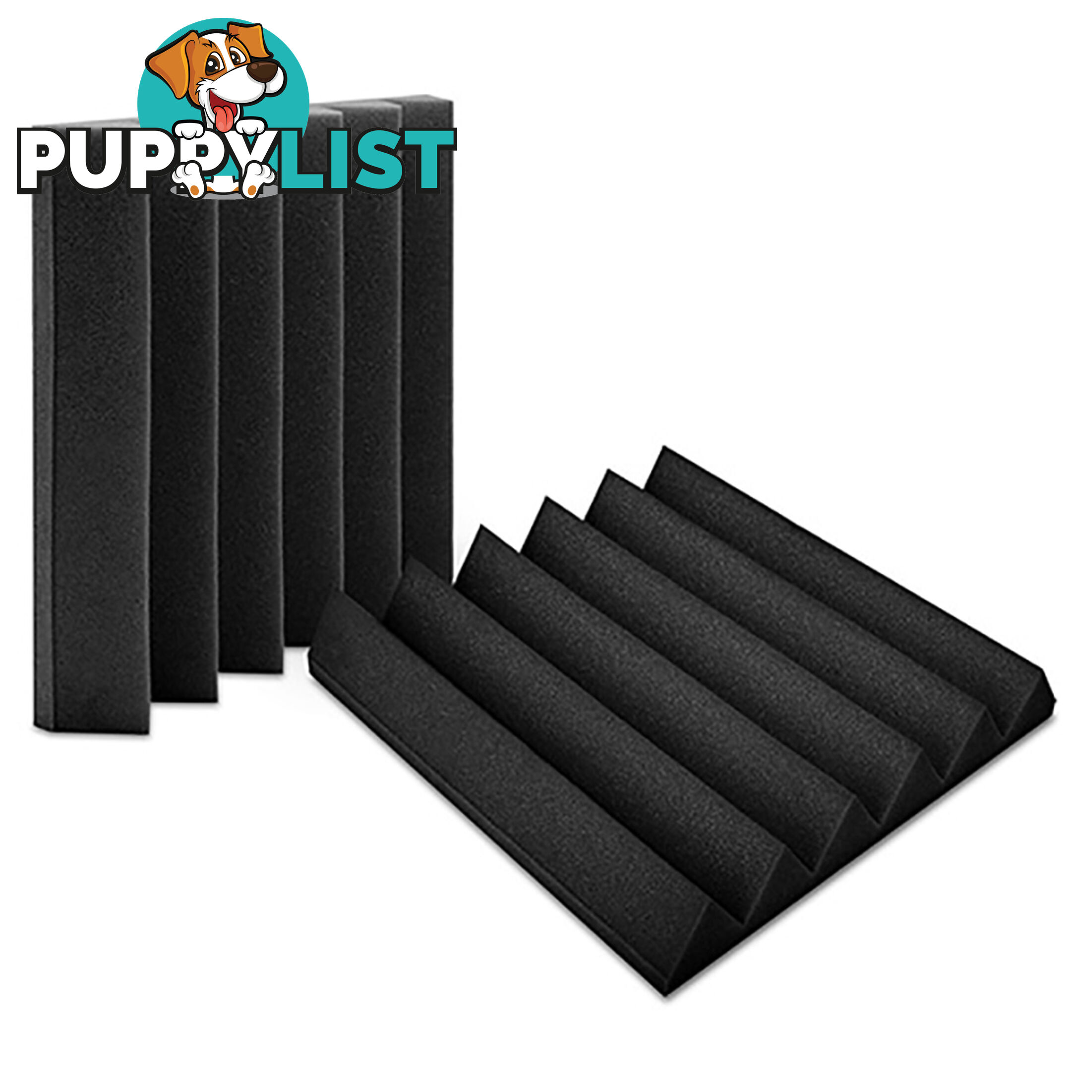 40 x Soundproof Foam Acoustic Foam Panel Sound Absorption Proofing Wedge 30x30cm