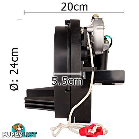 5m Garage Door Opener Automatic Roller Motor Rolling Gate With 2 Remotes