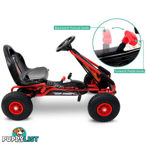 Kids Pedal Go Kart - Red