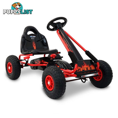 Kids Pedal Go Kart - Red