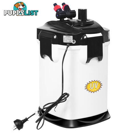 Aquarium Fish Tank External Canister Filter 2200LPH White