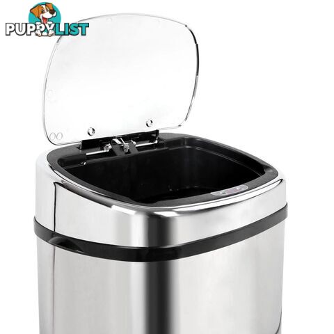 58L Motion Sensor Stainless Steel Rubbish Bin Automatic Kitchen Waste Trash Can