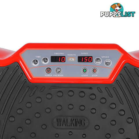 Slim Vibration Plate 1000W Exercise Fitness Massage Body Shape Power Plate Red