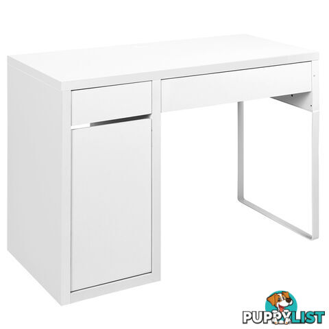 Office Study Computer Desk Cabinet White