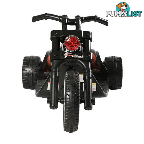 Kids Ride On Motorbike Harley Style Electric Motorcycle Toy Bike Car Black