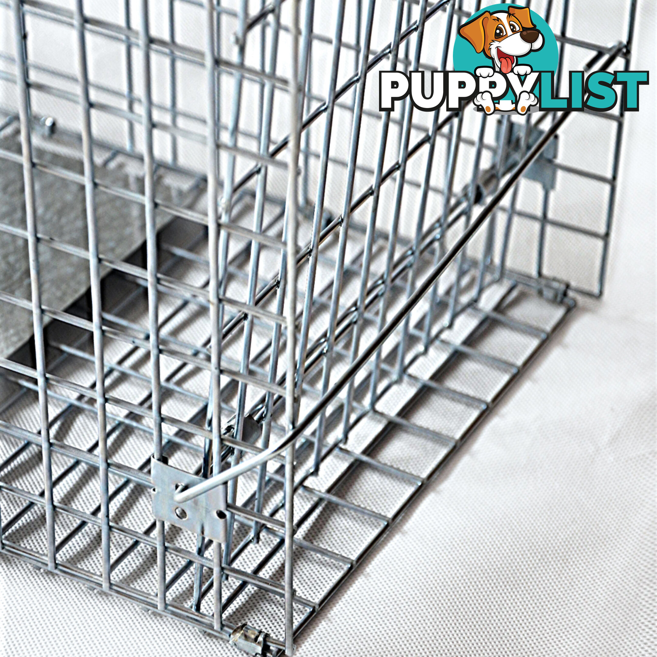 Humane Animal Trap Cage Cat Possum Rabbit Fox Koala Hare Bird Live Catch 94x34CM