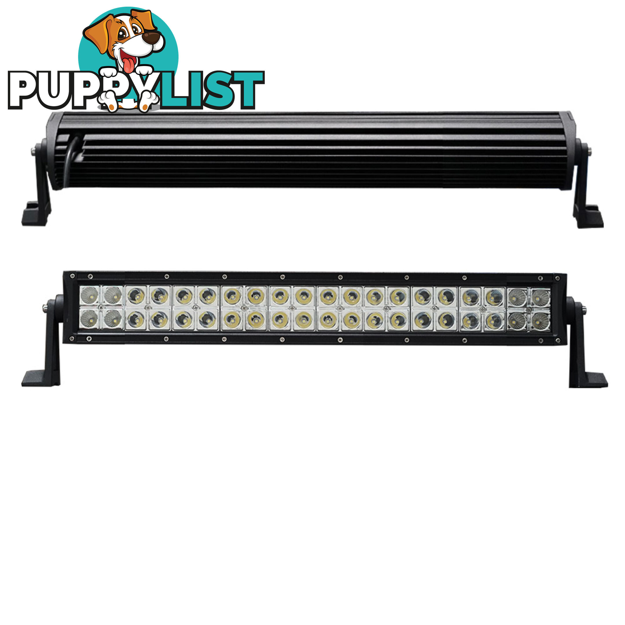 24inch 200W LED Light Bar Spot Flood Combo Offroad Work Driving Philips Lumileds