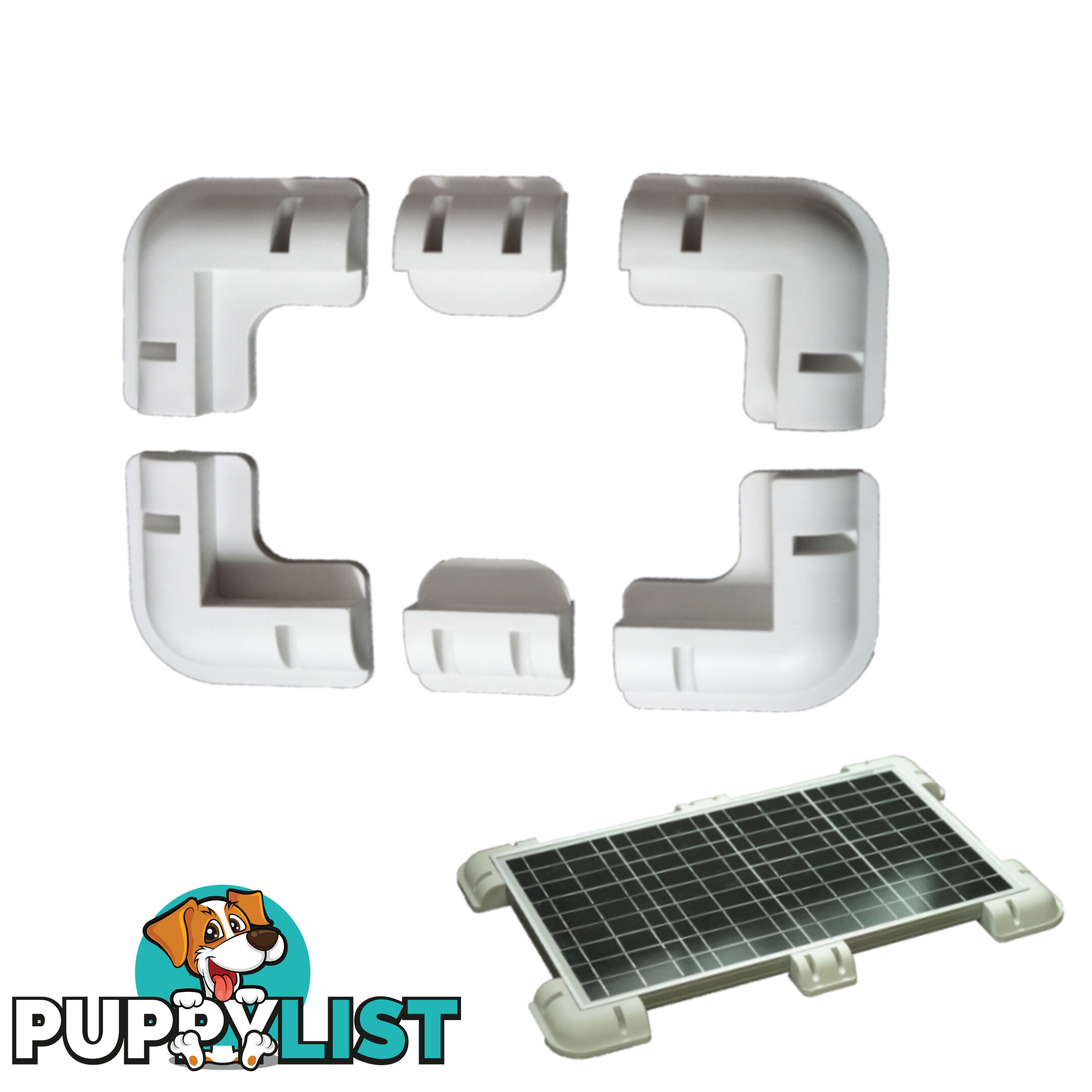 Solar Panel Corner Cable Mounting Bracket Entry Motorhome Caravan RV Boat