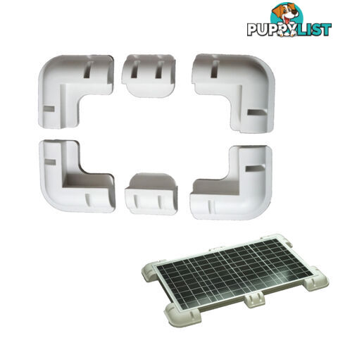 Solar Panel Corner Cable Mounting Bracket Entry Motorhome Caravan RV Boat