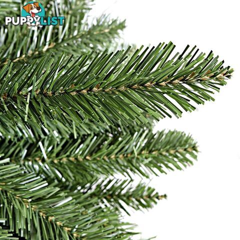 6FT Premium Slim Christmas Tree 180CM Xmas Decorate Steel Base Green