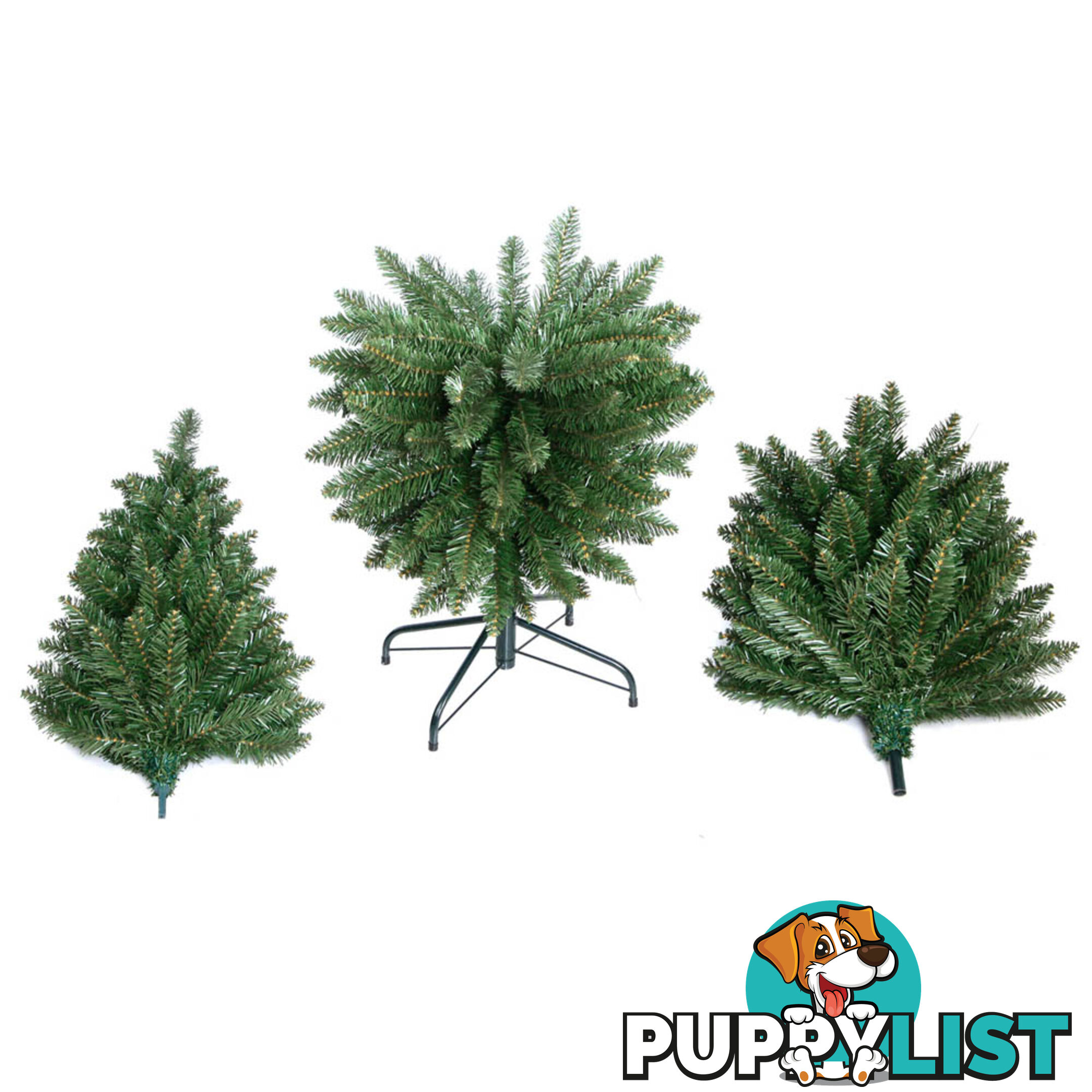 6FT Premium Slim Christmas Tree 180CM Xmas Decorate Steel Base Green